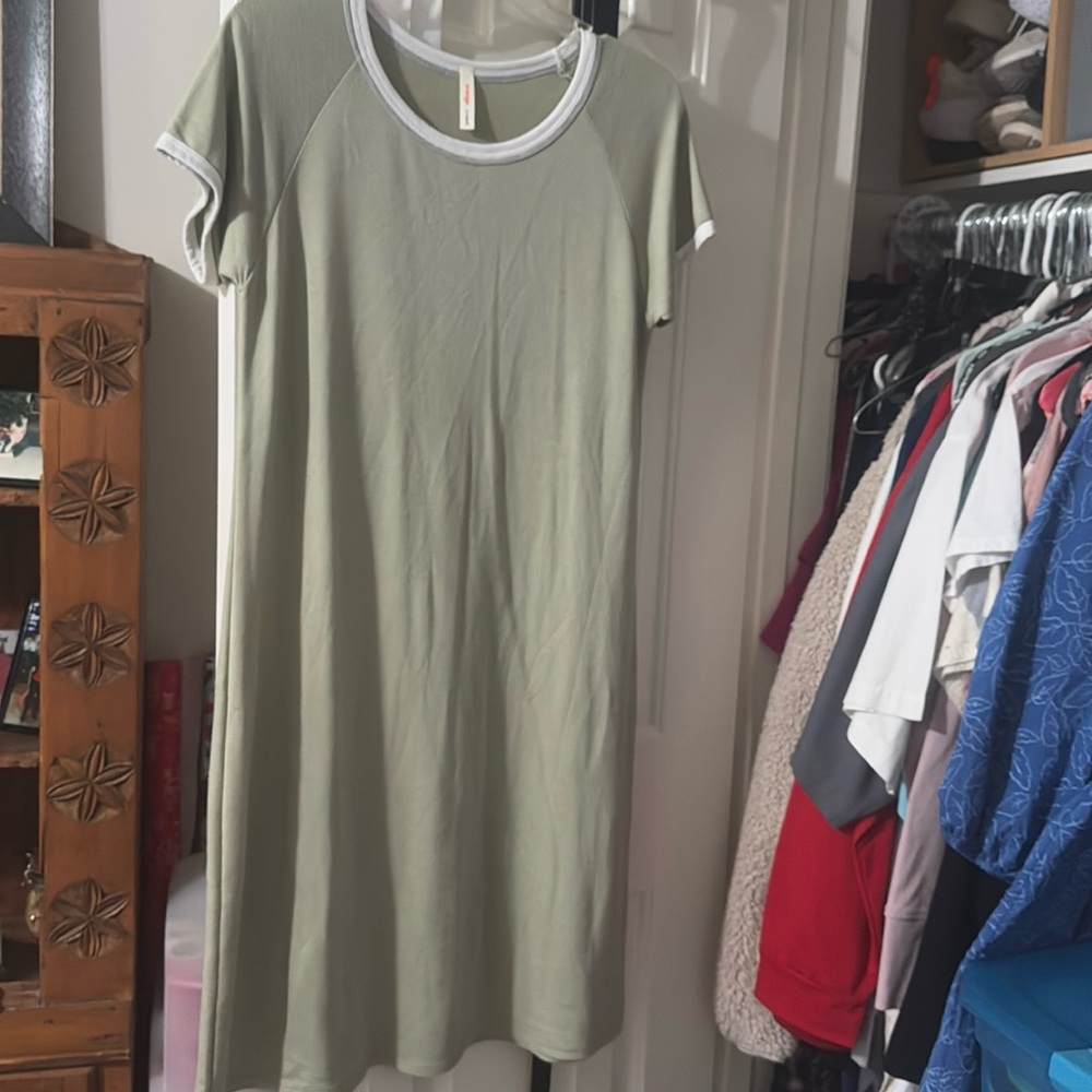 Stretch knit alone tank dress